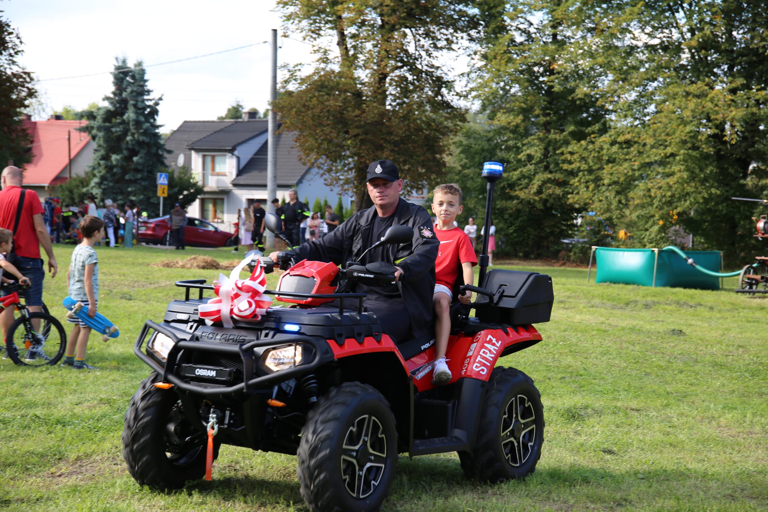 Piknik Strażacki i przekazanie sprzętu dla jednostek OSP z terenu gminy. Nowy QUAD w Lipnicy Dolnej