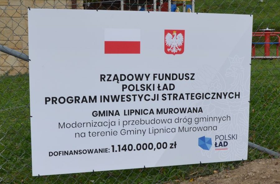 Pierwsze zadania z Rządowego Funduszu POLSKI ŁAD zakończone