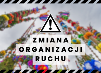 ZMIANA ORGANIZACJI RUCHU W NIEDZIELE PALMOWĄ