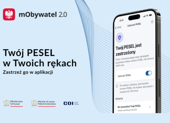 Zastrzeż PESEL i chroń swoje dane w mObywatelu 2.0