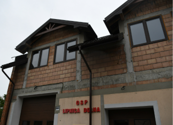 ZAKOŃCZONO MODERNIZACJĘ REMIZY OSP W LIPNICY DOLNEJ
