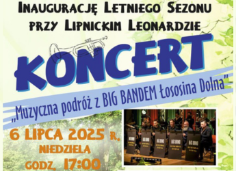 KONCERT PRZY LIPNICKIM LEONARDZIE Z BIG BANDEM ŁOSOSINA DOLNA