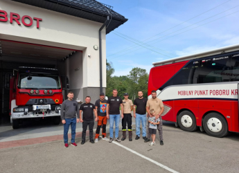 VIII AKCJA KRWIODAWSTWA W RAJBROCIE – 4,5 LITRA KRWI!