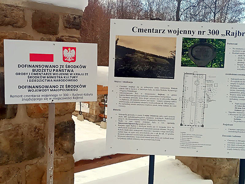 Remont cmentarza wojennego nr 300 – Rajbrot-Kobyła – zakończony