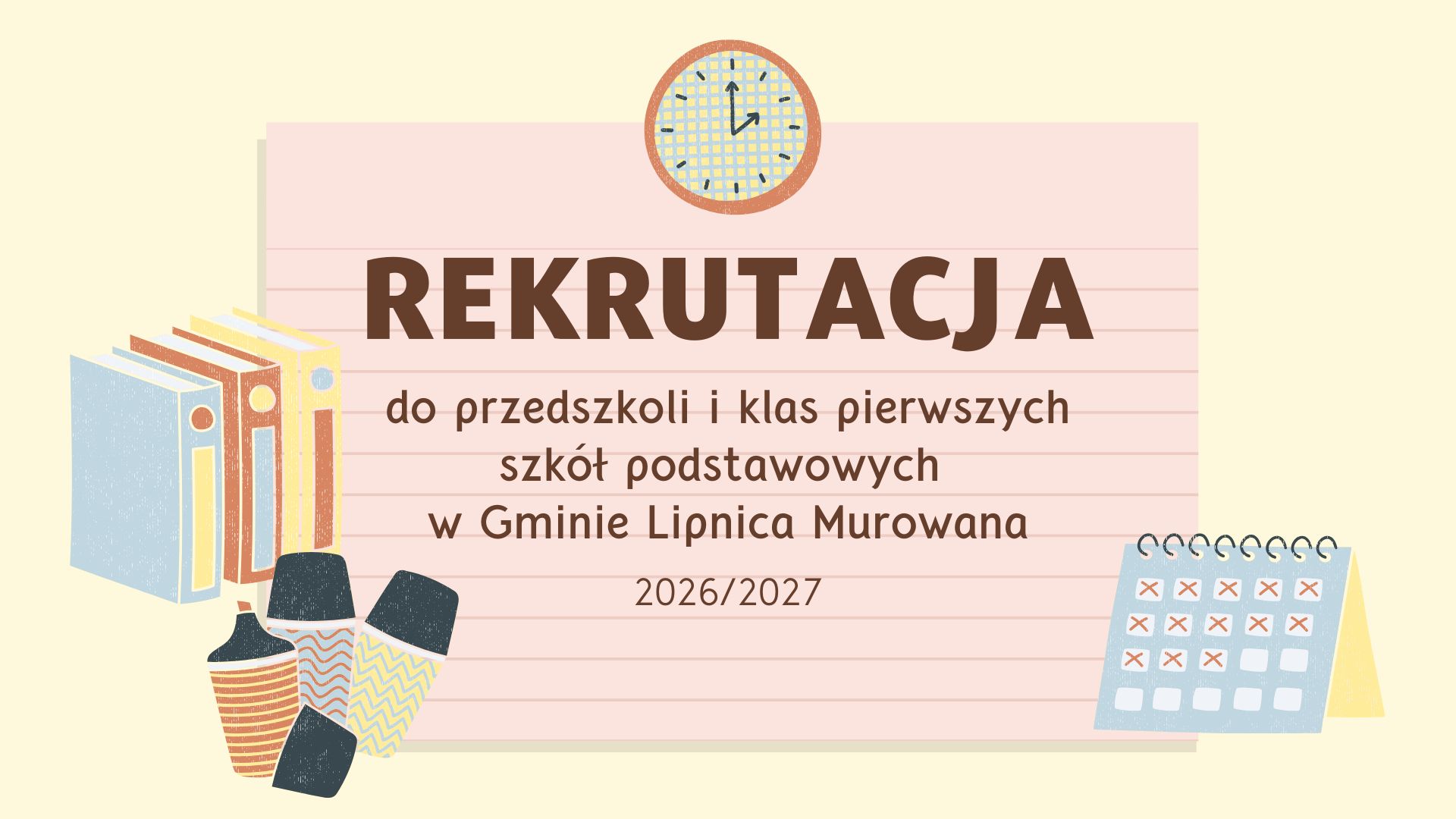 REKRUTACJA NA ROK SZKOLNY 2026/2027