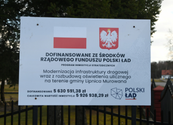 ZAKOŃCZONO MODERNIZACJĘ INFRASTRUKTURY DROGOWEJ WRAZ Z ROZBUDOWĄ OŚWIETLENIA ULICZNEGO NA TERENIE GMINY LIPNICA MUROWANA