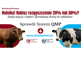 DODATKOWE PIENIĄDZE DLA HODOWCÓW Z QMP