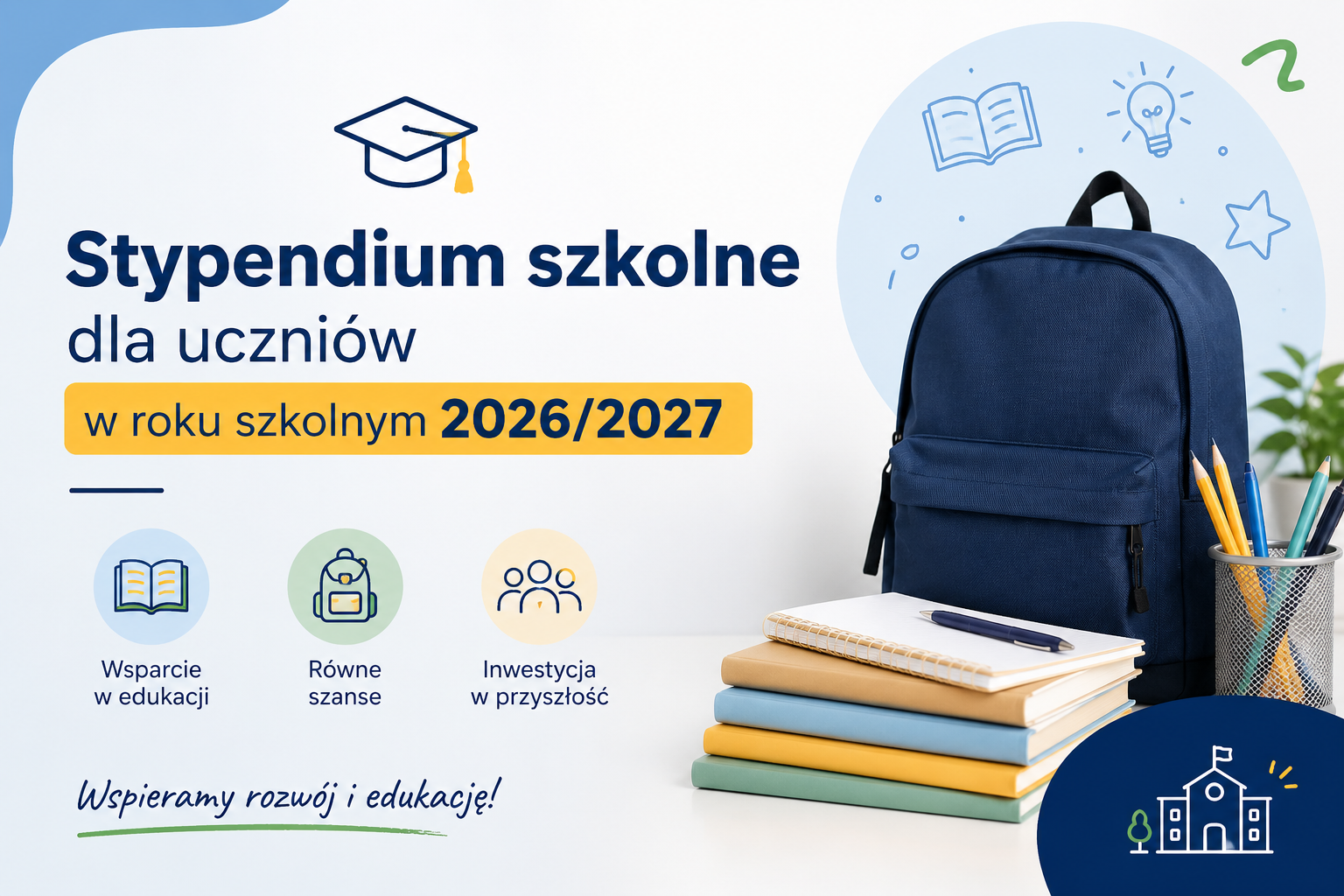 Stypendium szkolne dla uczniów w roku szkolnym 2026/2027