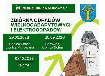 ZBIÓRKA ODPADÓW WIELKOGABARYTOWYCH I ELEKTROODPADÓW!