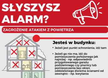 SŁYSZYSZ ALARM? SPRAWDŹ, JAK SIĘ ZACHOWAĆ